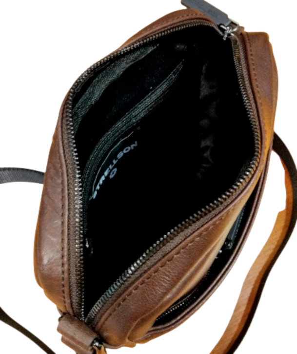 Strellson HATTON CROSS Marcus shoulderbag xsvz darkbrown